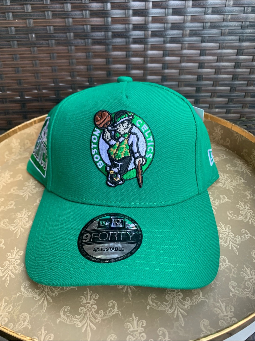 New Era Boston Celtics 🏀 Green 9FORTY Adjustable Hat ☘️